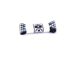 T.U.K. Shoes LC057-75-BWF-OS 75 CM Black & White Gingham Flat Laces LC057-75-BWF-OS