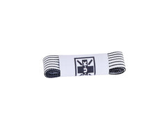 T.U.K. Shoes LC058-75-BSF 75 CM Black & White Stripe Flat Laces LC058-75-BSF-OS