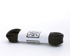 T.U.K. Shoes LC015-120MBF-OS 120 CM Metallic Black Flat Laces LC015-120MBF-OS