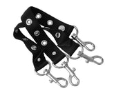 T.U.K. Shoes SA02 Eyelet Black Bondage Shoe Straps