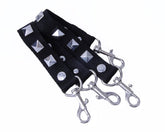 T.U.K. Shoes SA16 Silver Pyramid Stud Bondage Strap