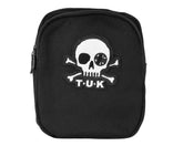 T.U.K. Shoes BG11 Black Canvas Crossbody Embroidered Bag BG11-OS