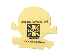 T.U.K. Shoes P0080-OS TUK Skull Logo Sticker P0080-OS