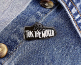 T.U.K. Shoes P0070 TUK The World Creeper Enamel Pin P0070