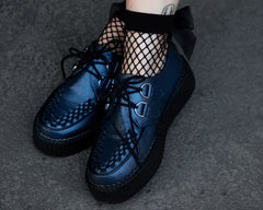 T.U.K. Shoes V3321 Midnight Metallic Viva Mondo Creeper