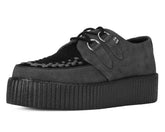 T.U.K. Shoes V3339 Grey & Black Suede Viva Mondo Creeper