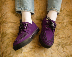 T.U.K. Shoes A3034 Purple Suede Sneaker