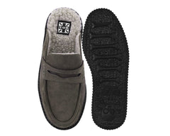 T.U.K. Shoes V3443 Brown Plush Lined Creeper Mule