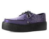 T.U.K. Shoes V3166 Midnight Chameleon Spiderweb Glow Viva Mondo Creeper