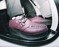 T.U.K. Shoes V3109 Eggplant TUKskin™ Viva Mondo Creeper