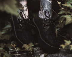 T.U.K. Shoes V3164 Black Lace Viva Mondo Creeper