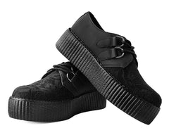 T.U.K. Shoes V3164 Black Lace Viva Mondo Creeper