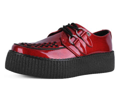 T.U.K. Shoes V3256 Red Patent Viva Mondo Creeper