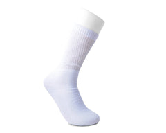 T.U.K. Shoes TSK1132 Silver Ribbed Glitter Sock TSK1132-OS
