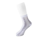 T.U.K. Shoes TSK1078 White Stripe Floral Sheer Sock TSK1078-OS