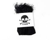 T.U.K. Shoes TSK1064 Black Lace Ribbon Tie Ankle Sock TSK1064-OS