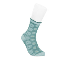 T.U.K. Shoes TSK1184 Teal Daisy Sock TSK1184-OS