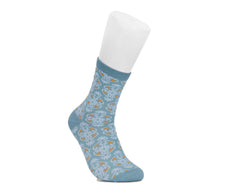 T.U.K. Shoes TSK1183 Teal Baroque Pattern Sock TSK1183-OS
