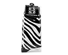 T.U.K. Shoes TSK1091 Grey Stripe Zebra Crew Sock TSK1091-OS