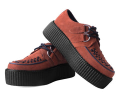 T.U.K. Shoes V3022 Brown Suede Viva Mondo Creeper