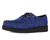 T.U.K. Shoes F3416 Navy Suede Viva Low creeper