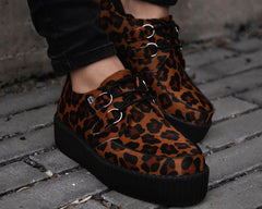 T.U.K. Shoes V3336 Leopard Viva Mondo Creeper