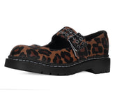 T.U.K. Shoes T2350 Brown Leopard Mary Jane