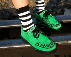 T.U.K. Shoes A9872 Green Suede Sneaker