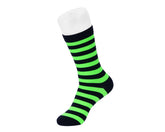 T.U.K. Shoes TSK1190 Black & Green T.U.K. Men's Stripe Sock TSK1190-OS