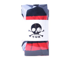 T.U.K. Shoes TSK1142 Red & Black Striped Thigh High Sock TSK1142-OS