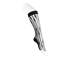 T.U.K. Shoes TSK1159 Black Knee-High Mesh Sock TSK1159-OS