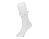 T.U.K. Shoes TSK1182 White Rose Silk Trim Sock TSK1182-OS