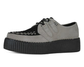 T.U.K. Shoes V3415 Taupe & Black Suede Viva Mondo Creeper
