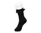 T.U.K. Shoes TSK1181 Black Rose Silk Trim Sock TSK1181-OS