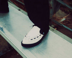 T.U.K. Shoes A3206 Black & White Slip-On Creeper