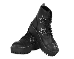T.U.K. Shoes A3276 Black Star 7-Eye Double Decker Boot