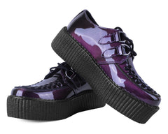 T.U.K. Shoes V3200 Purple Metallic Viva Mondo Creeper