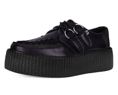 T.U.K. Shoes V3232 Purple Rub-Off Mondo Creeper