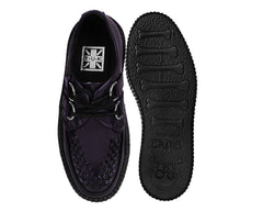 T.U.K. Shoes V3232 Purple Rub-Off Mondo Creeper