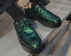 T.U.K. Shoes V3201 Emerald Metallic Viva Mondo Creeper