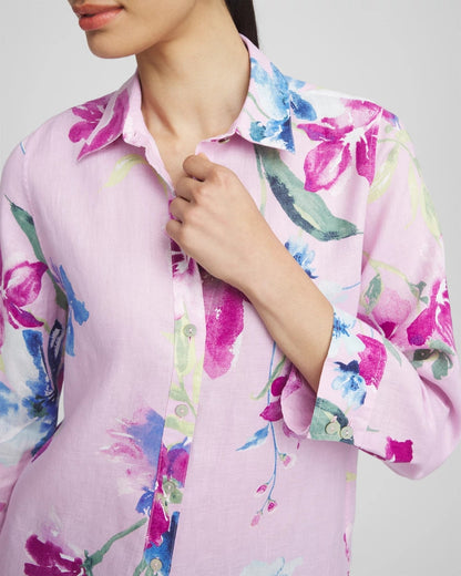 Chico's No Iron™ Floral Linen Shirt