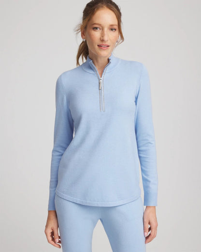 Chico's Zenergy® Luxe Half-Zip Pullover Top