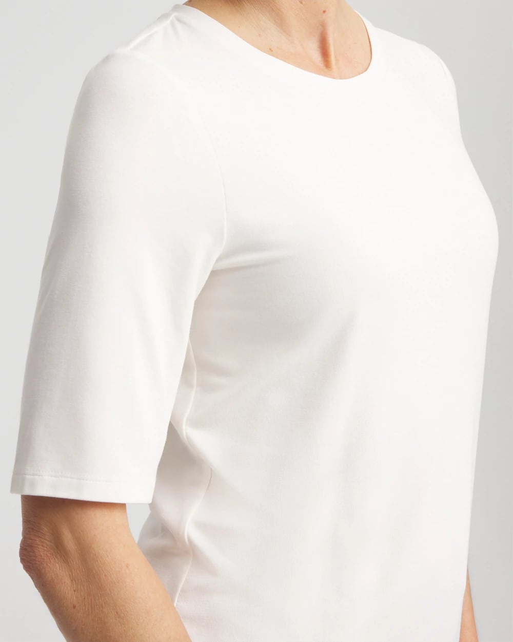 Chico's Elbow Sleeve Tee