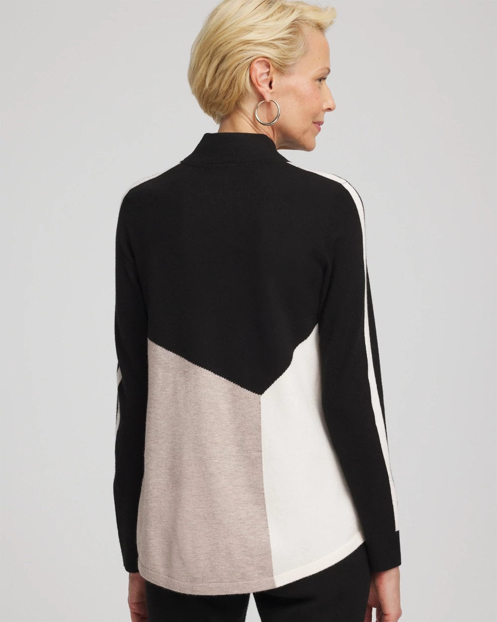 Chico's Zenergy® Luxe Colorblock Half-Zip Pullover
