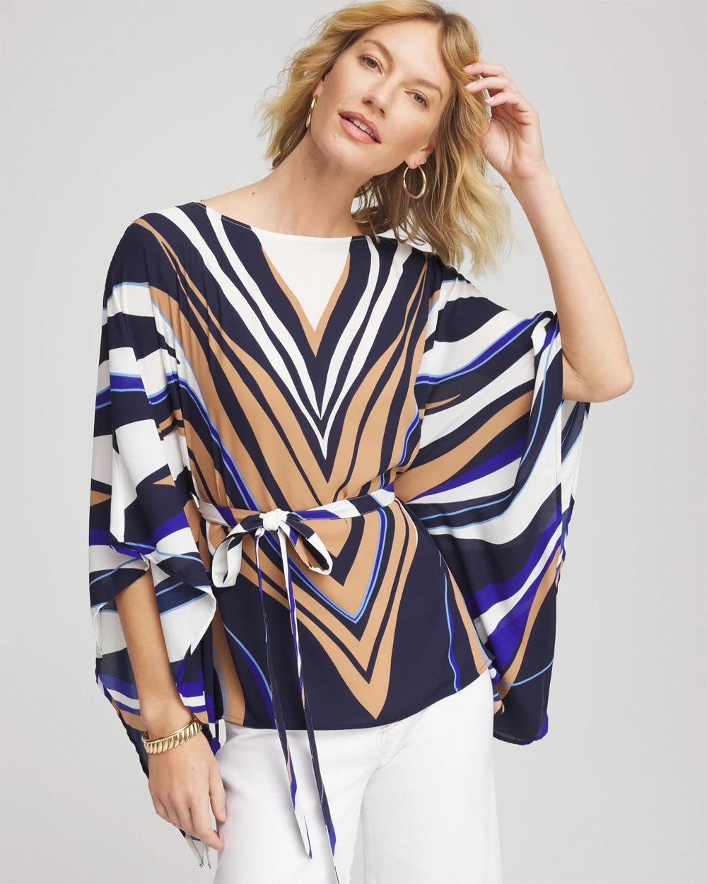 Chico's Voyage Belted Poncho
