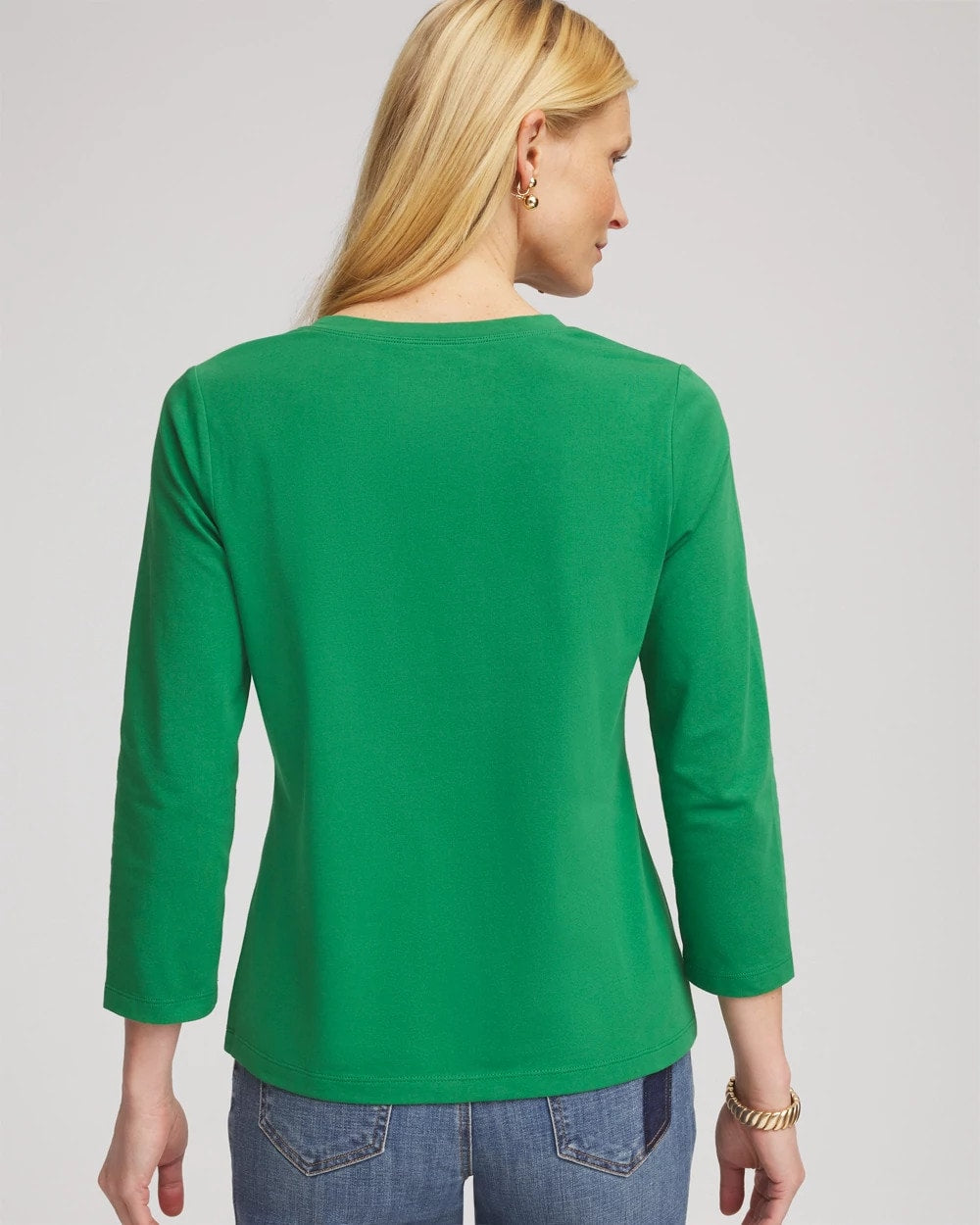 Chico's 3/4 Sleeve Perfect Tee