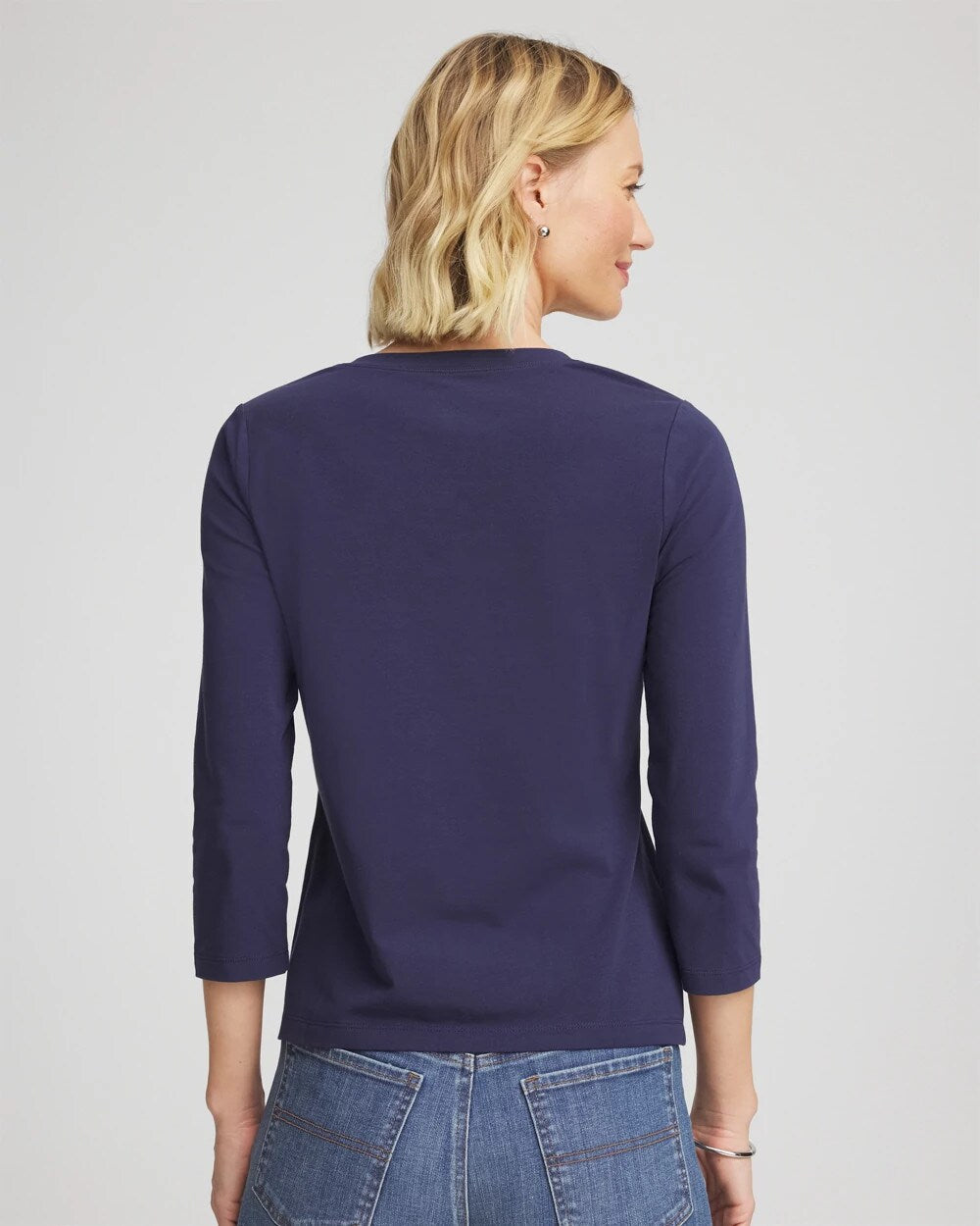 Chico's 3/4 Sleeve Perfect Tee