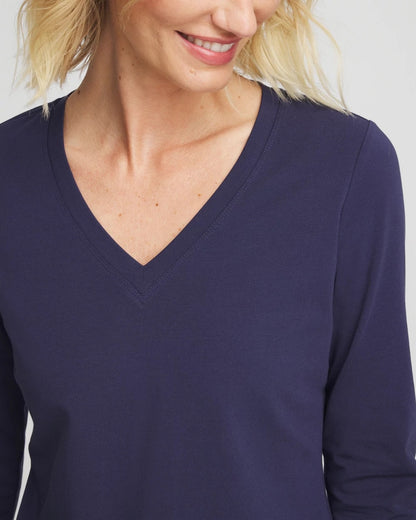 Chico's 3/4 Sleeve Perfect Tee