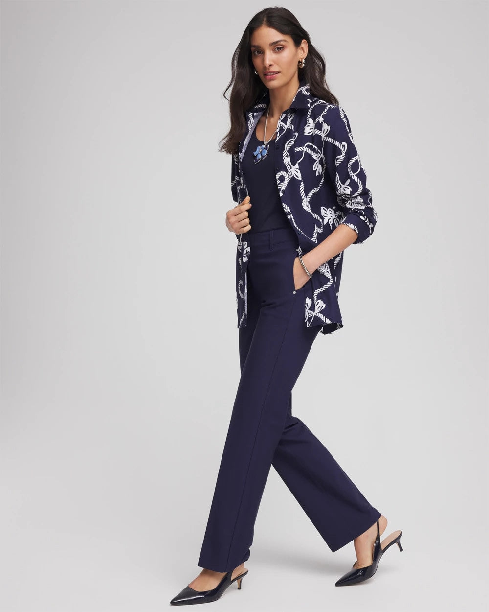 Chico's No Iron™ Rope Print Tunic