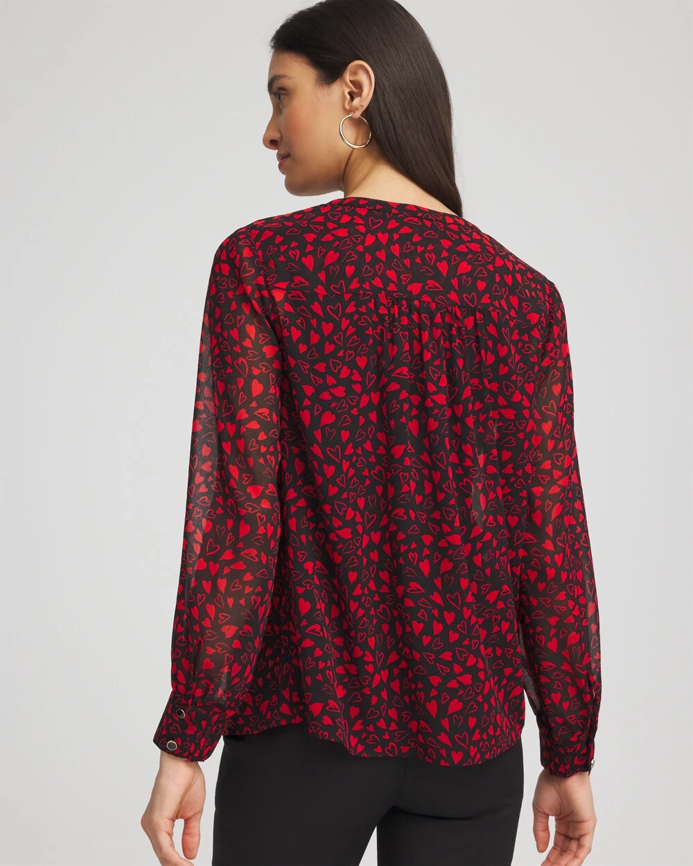 Chico's Lover Girl Georgette Blouse